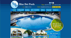 Desktop Screenshot of bluedotpools.com